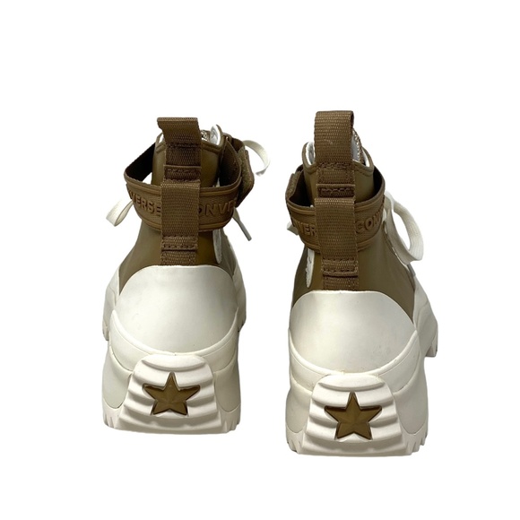 Converse Run Star Hike Platform Women's Size Sand Dune Leather Sneaker A04268C - Picture 5 of 11